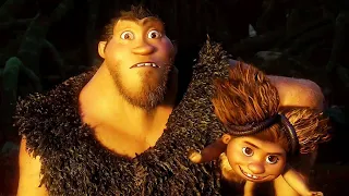 Family Finds Fire Scene | THE CROODS (2013) Movie CLIP HD