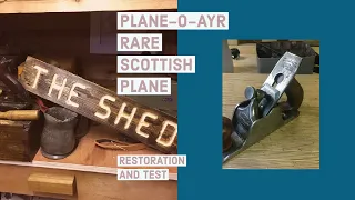 Rare Stewart Spiers Plane-O-Ayr smoothing plane restoration