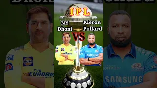Ms dhoni vs Kieron Pollard in ipl||#shorts#ipl#cricket