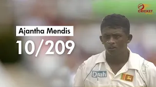 Mystery Spinner : Ajantha Mendis 10 wickets for 209 vs India | SL vs Ind 2nd Test 2008 at Galle