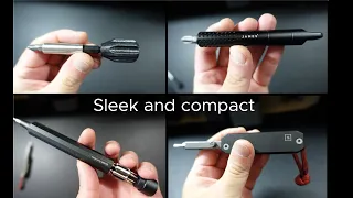 Sleek and compact EDC screwdrivers - not bulky, ugly or heavy
