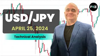USD/JPY Daily Forecast and Technical Analysis for April 25, 2024, by Chris Lewis for FX Empire