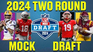 2024 NFL Mock Draft| Full TWO Round Mock Draft for EVERY TEAM