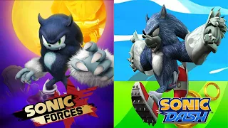 Sonic Forces Speed Battle vs Sonic Dash - Werehog - All Characters Unlocked Android Gameplay 3D