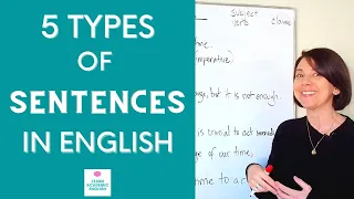 ENGLISH SENTENCE STRUCTURE RULES: 5 Types of Sentences in English