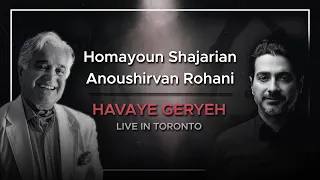 Homayoun Shajarian & Anoushirvan Rohani - Havaye Geryeh I Live ( همایون شجریان - هوای گریه )