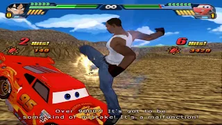 Carl Johnson Makes Lightning McQueen Pay For What He Has Done