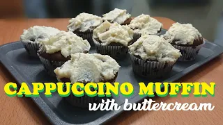 HOW TO MAKE CAPPUCCINO CUPCAKE  | Using Convection Oven | Easy to make | Leoj Zee