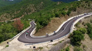 Mountain riding to Permet, Albania