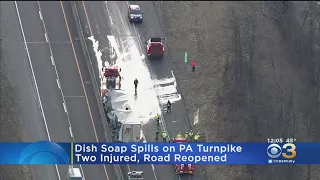 Dish Soap Spills On Pa. Turnpike