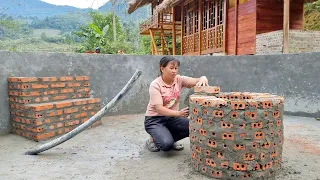FULL VIDEO: 25 days of building a farm in mountainous countryside| fish tank in the highlands