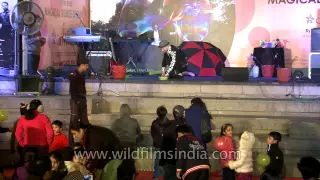 Magical bubble show by Samsam Bubbleman, Delhi