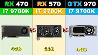 RX 470 VS RX 570 VS GTX 970 Newest Games Benchmarks 1080p
