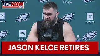 Philadelphia Eagles' Jason Kelce announces retirement from NFL | LiveNOW from FOX