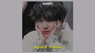 (BTS SUGA) Agust D - People (Tradução/ legendado)