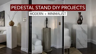 Making Pedestal Stands -  DIY Projects On Budget (columns, plinths, display pedestals)