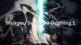 Haikyuu!! Season 3 Opening 1 - Hikari Are (Lyrics) BURNOUT SYNDROMES