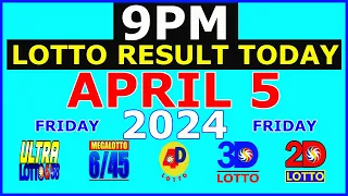 9pm Lotto Result Today April 5 2024 (Friday)