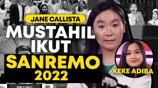 KESAKSIAN ARTIS JANE CALLISTA IKUT SANREMO 2022 DI ITALIA! WITH KEKE ADIBA #superyouth