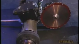 Missing Link vs. Crusher: BattleBots Long Beach. August 1999, RAW FOOTAGE!