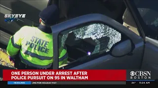 One Person Arrested After Police Pursuit On I-95 In Waltham