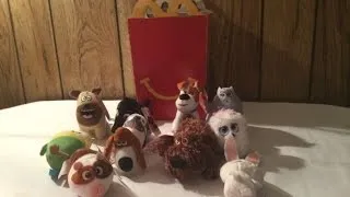 McDonald's happy meal toys- Secret Life of Pets full collection!!