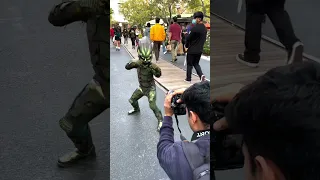 Green Goblin photo shoot at Spider-Man NWH premiere