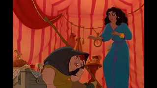The Hunchback of Notre Dame (1996) - Quasimodo meets Esmeralda
