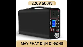 Trạm sạc dự phòng di động 220.000 mAh - Tích hợp ổ cắm 220V xoay chiều tiện dụng - 220.000 mAh