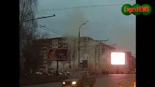 Момент взрыва газа в жилом доме в Ижевске !!Смотреть Всем