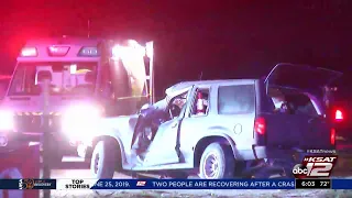 Man falls asleep while driving, gets pinned in vehicle crash
