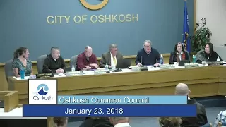 Oshkosh Common Council - 1/23/18