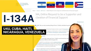 I-134A GUIDE for U4U, Cuba, Haiti, Nicaragua, and Venezuela | Humanitarian Parole