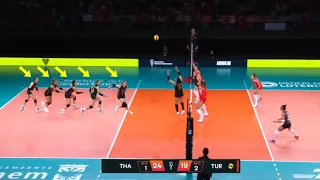 HERE'S HOW Volleyball Team Thailand beat Turkey !!!