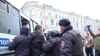 Новые задержания в центре Москвы