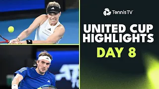 Sakkari, Tsitsipas & Zverev In Action In Germany vs Greece Tie | United Cup 2024 Day 8 Highlights