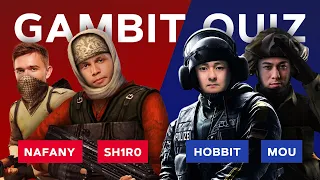 Что sh1r0, nafany, Hobbit & mou знают о компьютерных играх? | Gambit Quiz