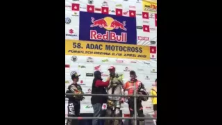 Arminas Jasikonis podium Drehna ADAC