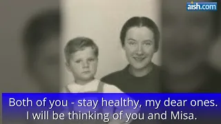 Moments before Being Gassed at Auschwitz, A Mother’s Letter