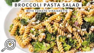 Broccoli Salad with Tomato Vinaigrette