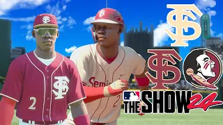 FLORIDA STATE JERSEYS IN MLB The Show 24! | Florida State Uniform Tutorial