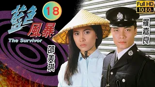 TVB 懸疑劇 | 藍色風暴 18/20 | 羅嘉良(家明)欲查林尚武(文生)下落 | 羅嘉良 | 邵美琪 | 粵語中字 | 1991 | The Survivor