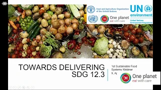 Webinar: Measuring and fighting food waste to achieve SDG 12.3