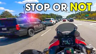 ANGRY & COOL COPS vs BIKERS | POLICE vs MOTORCYCLE 2024