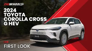 2024 Toyota Corolla Cross 1.8 G Hybrid First Look | Zigwheels.Ph