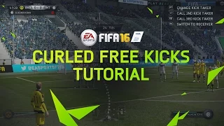 FIFA 16 Tutorial - How To Score Curled Free Kicks