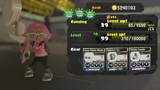 Splatoon 3 - Turf War - Reaching Level 99