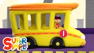 10 Little Buses | Kids Songs | Super Simple Songs
