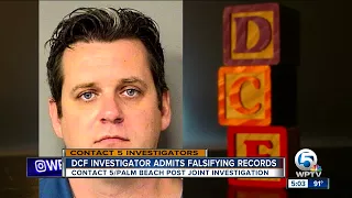 DCF investigator admits falsifying records