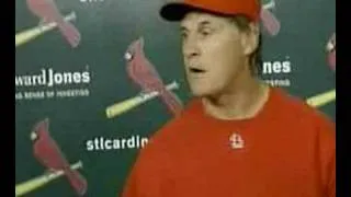 Tony La Russa Confronts Reporter